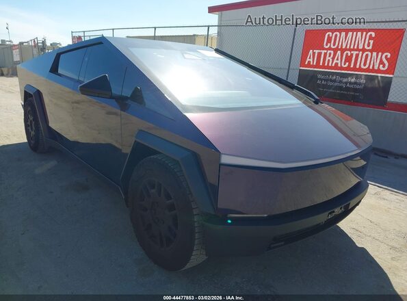 7G2CEHED7RA019100 2024 TESLA CYBERTRUCK Фиолетовый Передняя правая четверть