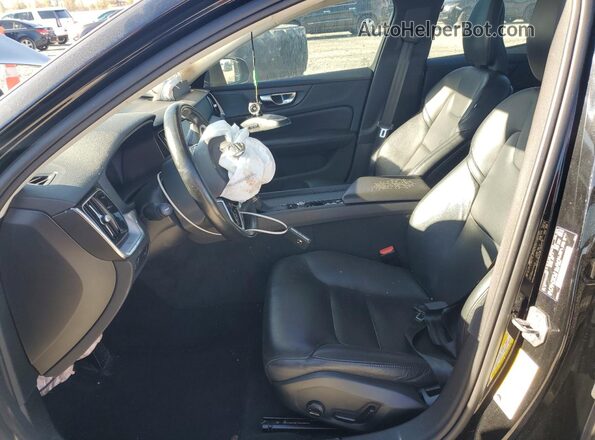 7JR102FK2LG045267 2020 VOLVO S60 Black Вид салону спереду