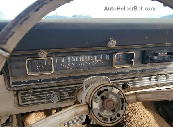 7K34C173717 1968 FORD CUSTOM Tan Widok zestawu wskaźników