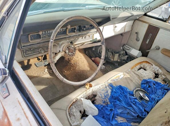 7K34C173717 1968 FORD CUSTOM Tan Widok deski rozdzielczej