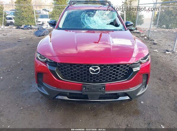 7MMVAADW8SN138687 2025 MAZDA CX-50 HYBRID Бордовый Вид задней части салона