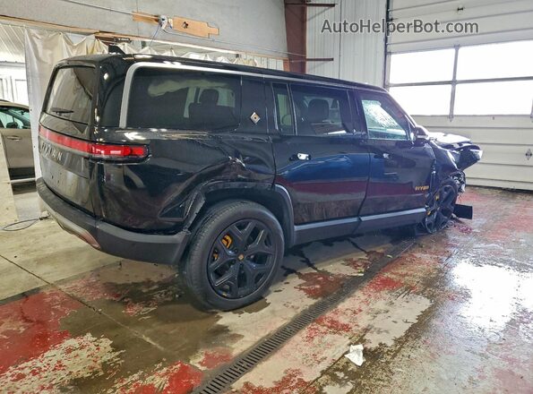 7PDSGABA5RN035836 2024 RIVIAN R1S Черный Задняя правая четверть