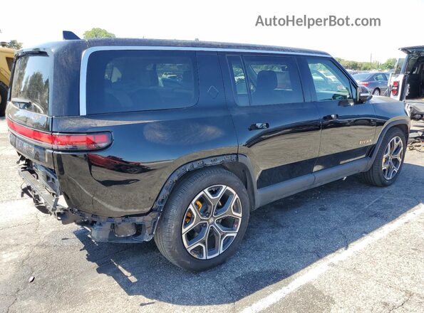 7PDSGABL5PN006593 2023 RIVIAN R1S Черный Задняя правая четверть