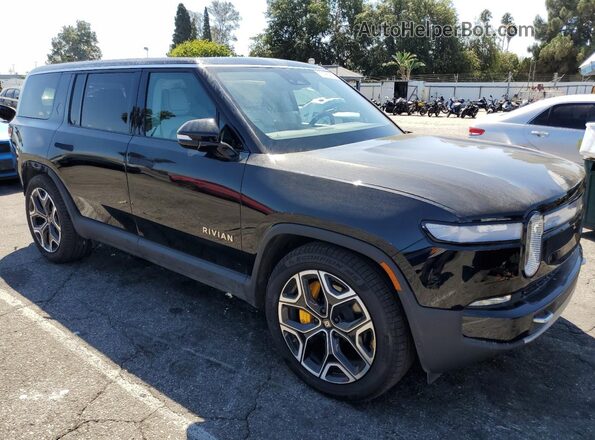 7PDSGABL5PN006593 2023 RIVIAN R1S Черный Передняя правая четверть