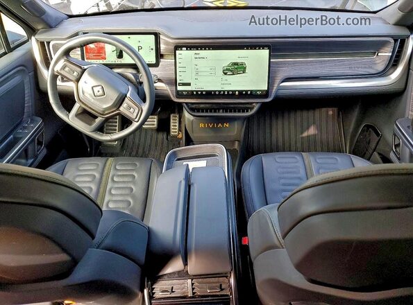 7PDSGABLXPN020988 2023 RIVIAN R1S Green Вид панелі приладів