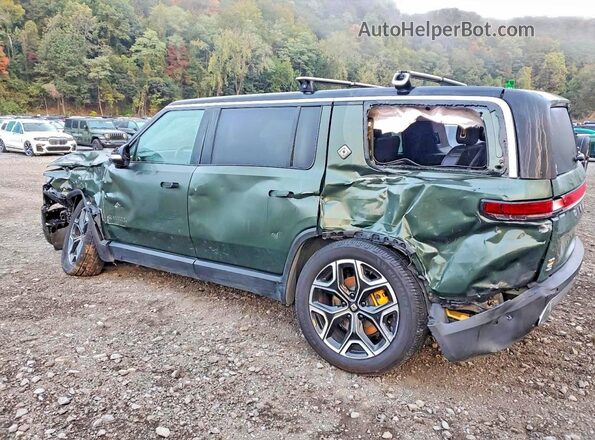 7PDSGABLXPN020988 2023 RIVIAN R1S Green Задня ліва чверть