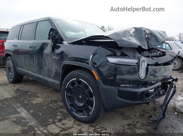 7PDSGBBA4SN049092 2025 RIVIAN R1S Черный Передняя правая четверть