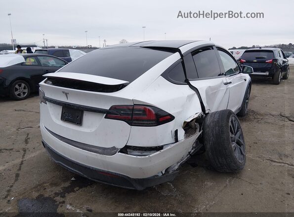 7SAXCAE51NF356436 2022 TESLA MODEL X Белый Задняя правая четверть