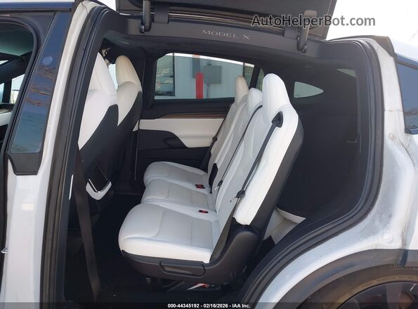 7SAXCAE51NF356436 2022 TESLA MODEL X Белый Вид наклейки с VIN-кодом