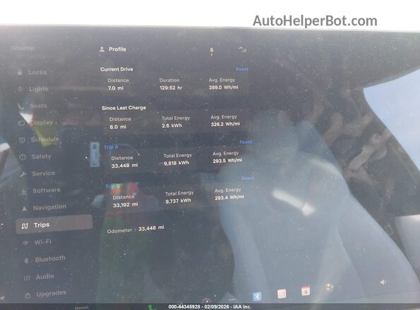 7SAXCAE52PF425296 2023 TESLA MODEL X Черный Вид задних сидений