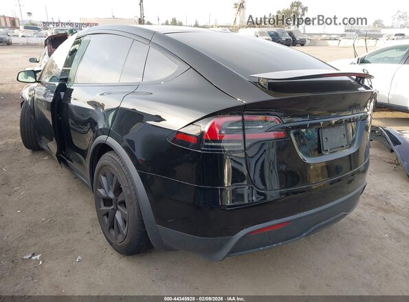 7SAXCAE52PF425296 2023 TESLA MODEL X Черный Задняя левая четверть