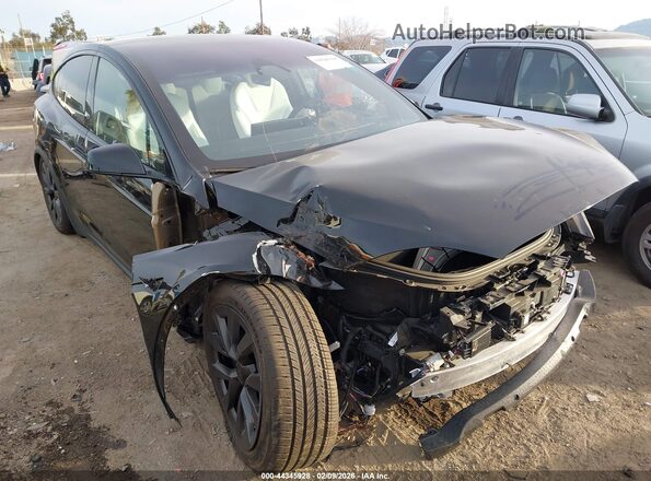 7SAXCAE52PF425296 2023 TESLA MODEL X Черный Передняя правая четверть