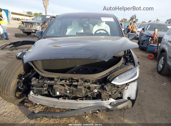 7SAXCAE52PF425296 2023 TESLA MODEL X Черный Вид задней части салона