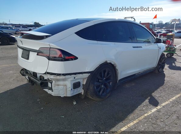 7SAXCBE50NF362668 2022 TESLA MODEL X Белый Задняя правая четверть