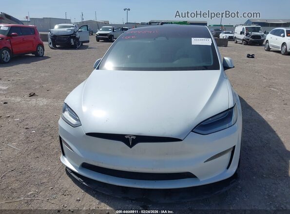 7SAXCBE50PF402413 2023 TESLA MODEL X White Widok z tyłu