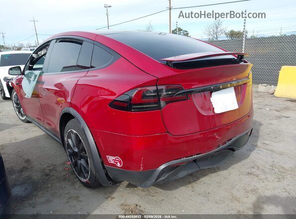 7SAXCBE50PF405571 2023 TESLA MODEL X Red Tył lewy
