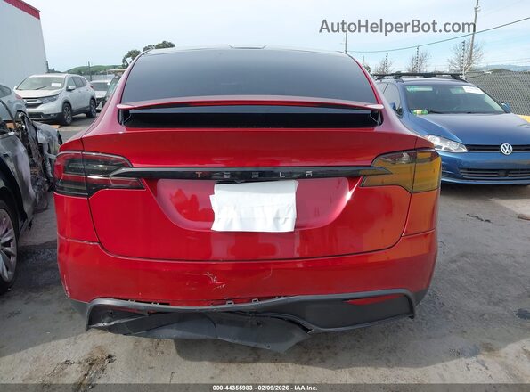 7SAXCBE50PF405571 2023 TESLA MODEL X Red 