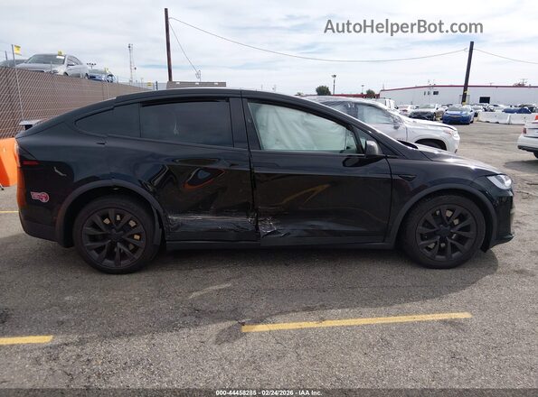 7SAXCBE51PF417552 2023 TESLA MODEL X Черный Вид задней части салона