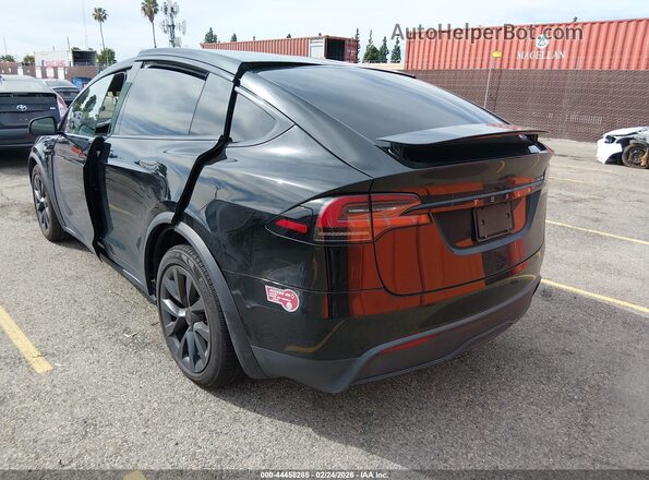 7SAXCBE51PF417552 2023 TESLA MODEL X Черный Задняя левая четверть