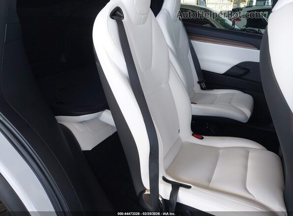7SAXCBE52RF441278 2024 TESLA MODEL X White Vista de la etiqueta del VIN