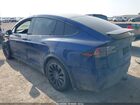 2022 Tesla Model X Dual Motor All-wheel Drive Синий vin: 7SAXCBE57NF363929