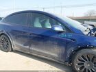 2022 Tesla Model X Dual Motor All-wheel Drive Синий vin: 7SAXCBE57NF363929