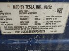 2022 Tesla Model X Dual Motor All-wheel Drive Синий vin: 7SAXCBE57NF363929