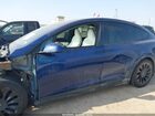 2022 Tesla Model X Dual Motor All-wheel Drive Синий vin: 7SAXCBE57NF363929