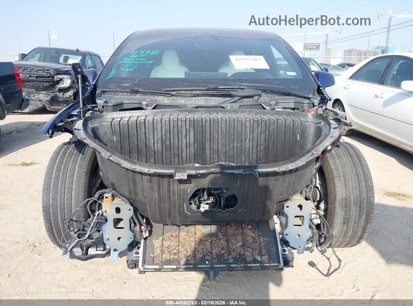7SAXCBE57NF363929 2022 TESLA MODEL X Синий Вид щитка приборов
