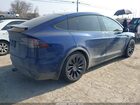 2022 Tesla Model X Dual Motor All-wheel Drive Синий vin: 7SAXCBE57NF363929