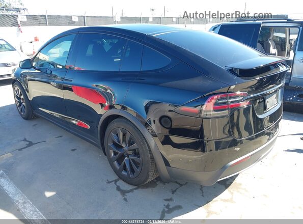 7SAXCBE59RF436689 2024 TESLA MODEL X Черный Задняя левая четверть