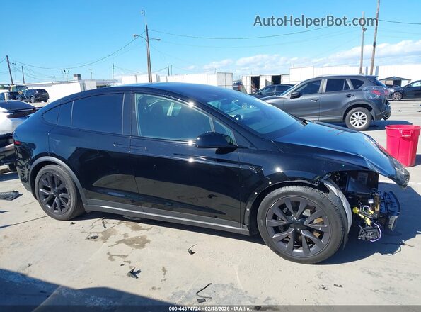 7SAXCBE59RF436689 2024 TESLA MODEL X Черный Вид задней части салона