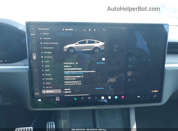 7SAXCBE59RF436689 2024 TESLA MODEL X Черный 