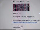 2022 Tesla Model X Plaid Tri Motor All-wheel Drive Белый vin: 7SAXCBE62NF332953