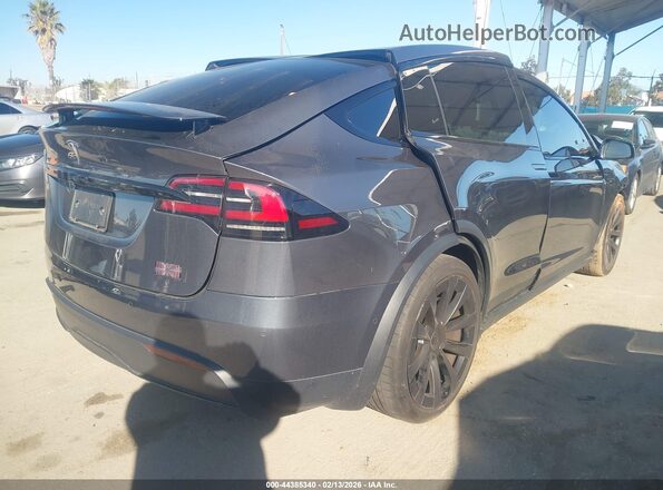 7SAXCBE63NF359143 2022 TESLA MODEL X Black Tył prawy