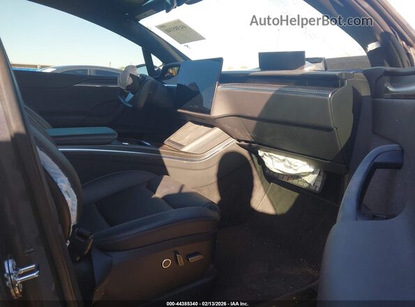 7SAXCBE63NF359143 2022 TESLA MODEL X Black Widok wnętrza z przodu