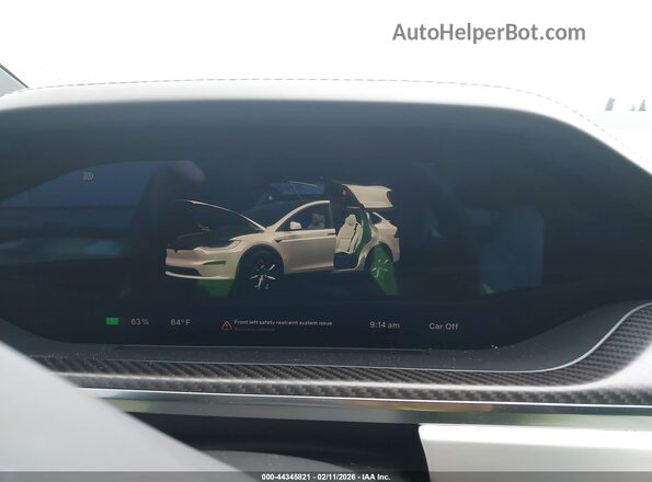 7SAXCBE67TF478665 2026 TESLA MODEL X Белый Вид задних сидений