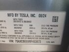 2024 Tesla Model X Plaid Tri Motor All-wheel Drive Silver vin: 7SAXCBE69RF453873