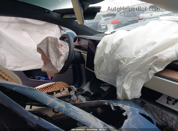 7SAXCDE53TF478262 2026 TESLA MODEL X Синий Вид салона спереди