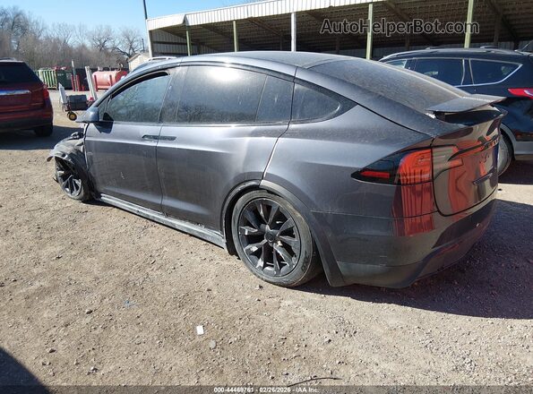 7SAXCDE55NF341374 2022 TESLA MODEL X Серый Задняя левая четверть
