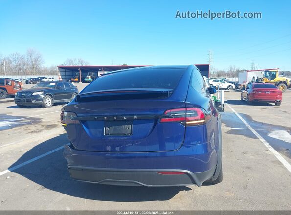 7SAXCDE56RF449749 2024 TESLA MODEL X Синий Панорамный вид салона 360°
