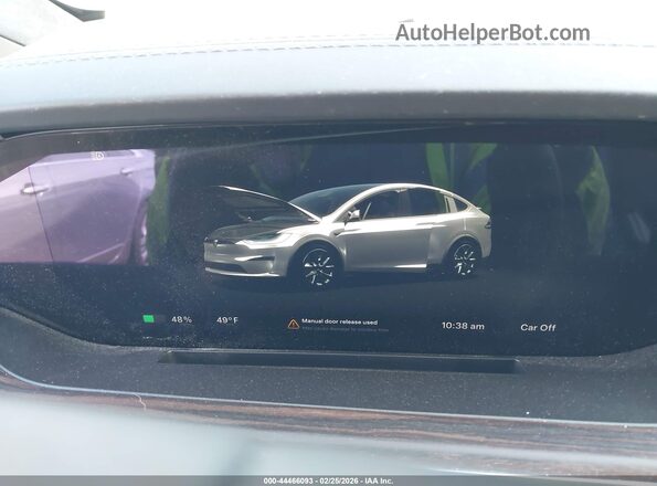 7SAXCDE57RF458752 2024 TESLA MODEL X Gray Вид задніх сидінь