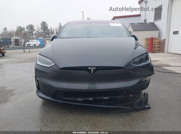 7SAXCDE57RF458752 2024 TESLA MODEL X Gray Вид панелі приладів