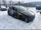 2022 Tesla Model Y Long Range Dual Motor All-wheel Drive Black vin: 7SAYGAEE0NF381904