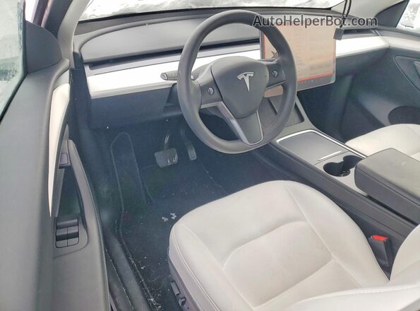 7SAYGAEE0PF695846 2023 TESLA MODEL White Առջևի վահանակի տեսք