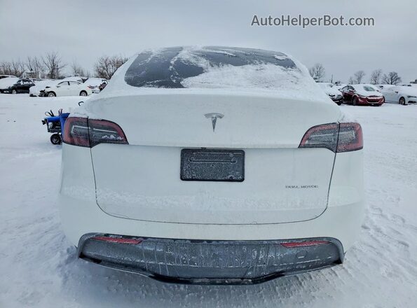 7SAYGAEE0PF695846 2023 TESLA MODEL White Հետևի տեսք
