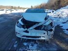 2025 Tesla Model Y Long Range Dual Motor All-wheel Drive White vin: 7SAYGAEE9SF262471