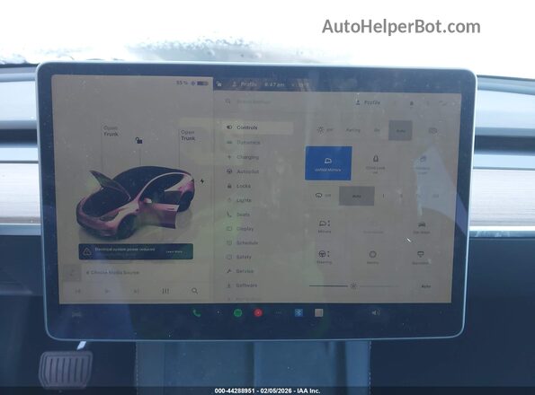 7SAYGAEE9SF262471 2025 TESLA MODEL Y White 