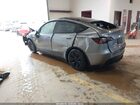 2025 Tesla Model Y Long Range Dual Motor Rear-wheel Drive Gray vin: 7SAYGDED6SA363697