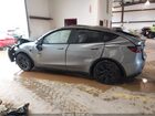 2025 Tesla Model Y Long Range Dual Motor Rear-wheel Drive Gray vin: 7SAYGDED6SA363697